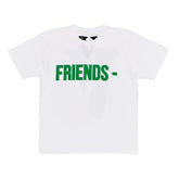 FRIENDS T-SHIRT (WHITE/GREEN)