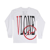 FRAGMENT STAPLE LONG SLEEVE SHIRT (WHITE/RED)