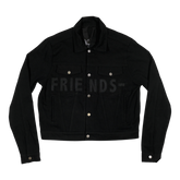 FRIENDS DENIM JACKET (BLACK)