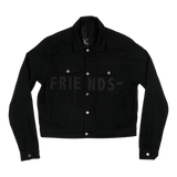 FRIENDS DENIM JACKET (BLACK)