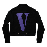 FRIENDS DENIM JACKET (PURPLE)